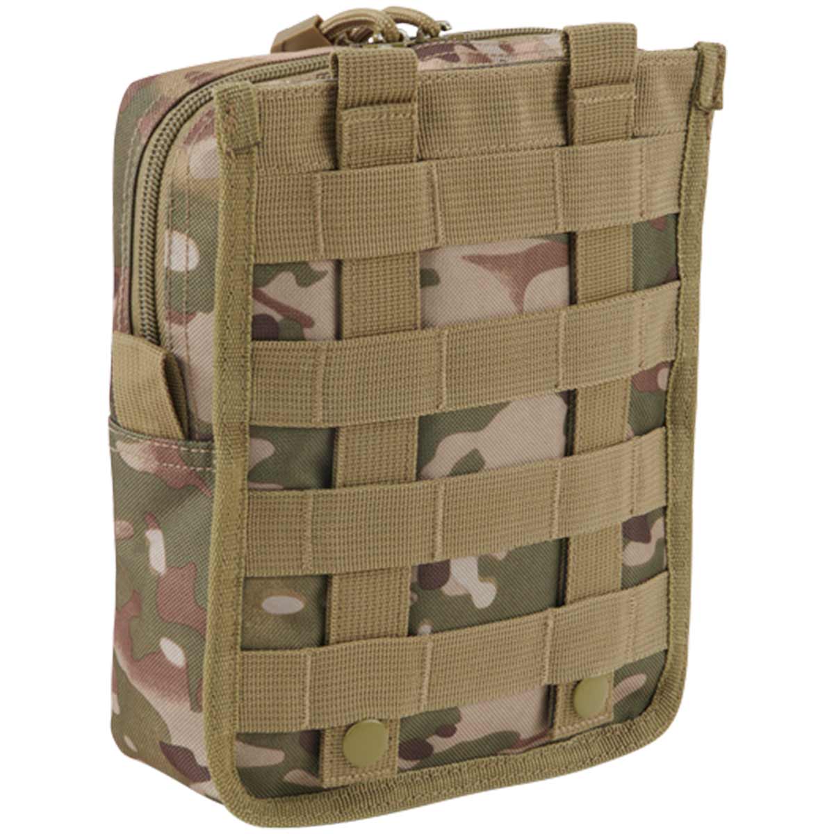 rear of brandit molle pouch cross tactical camo