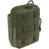 rear of brandit molle pouch functional olive green