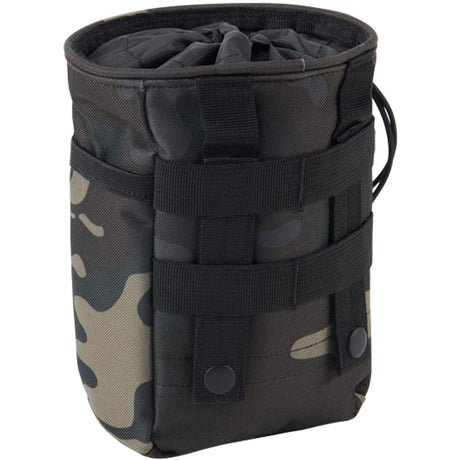 rear of brandit molle pouch tactical dark camo