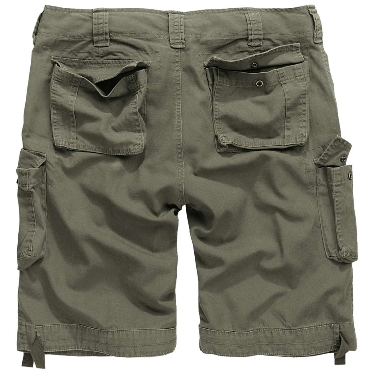 rear of brandit urban legend shorts olive