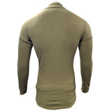 rear of dutch army used thermal long sleeve vest green