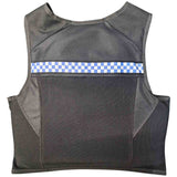 rear of female used cooneen stab vest overt body armour