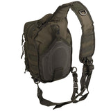 Rear of Mil-Tec One Strap Assault Pack Olive