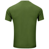 rear of pcs tshirt green