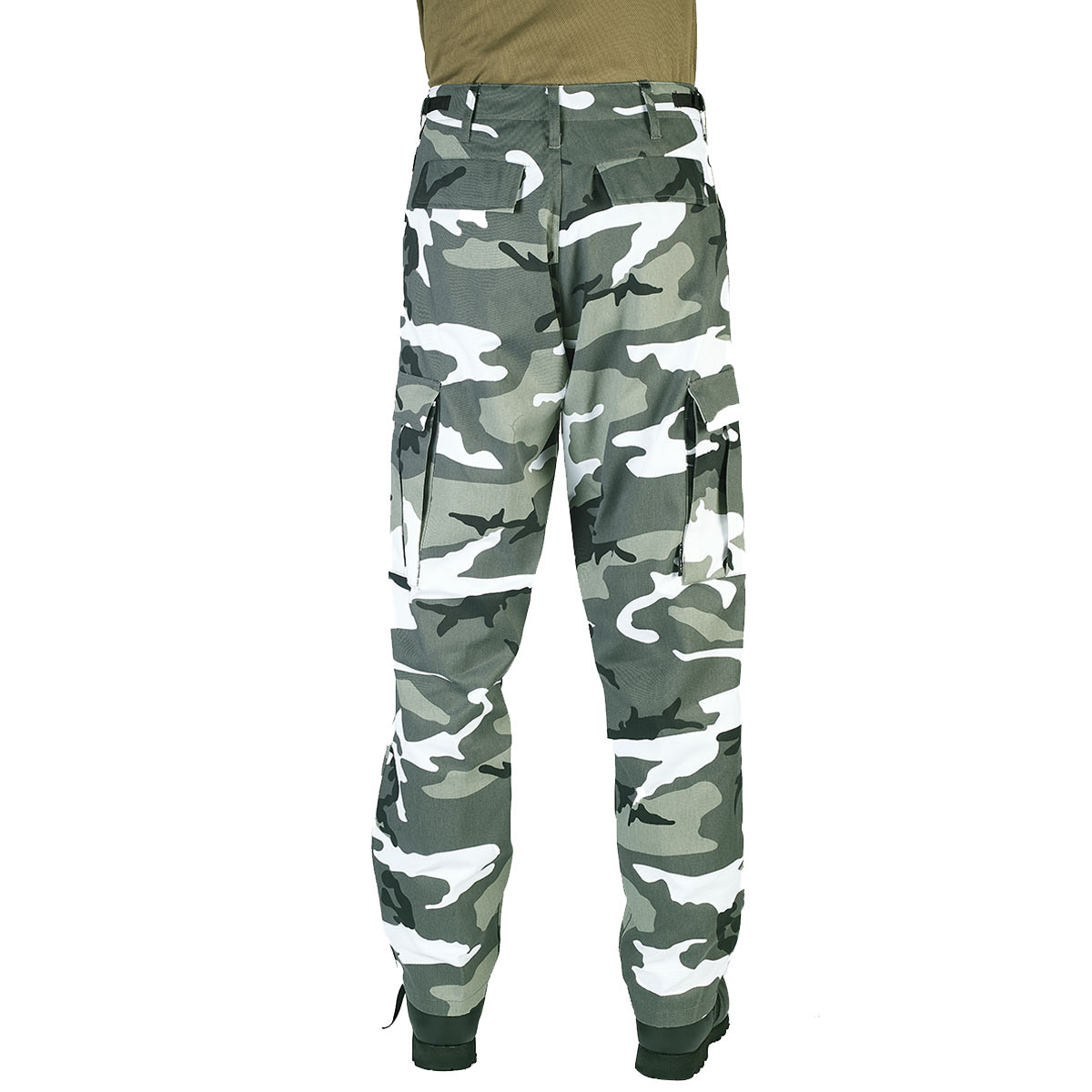 rear view mil tec bdu ranger combat trousers urban camo