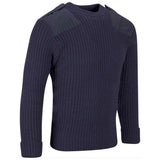 royal navy blue wool jumper