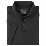 5.11 tactical short sleeve polo shirt black folded