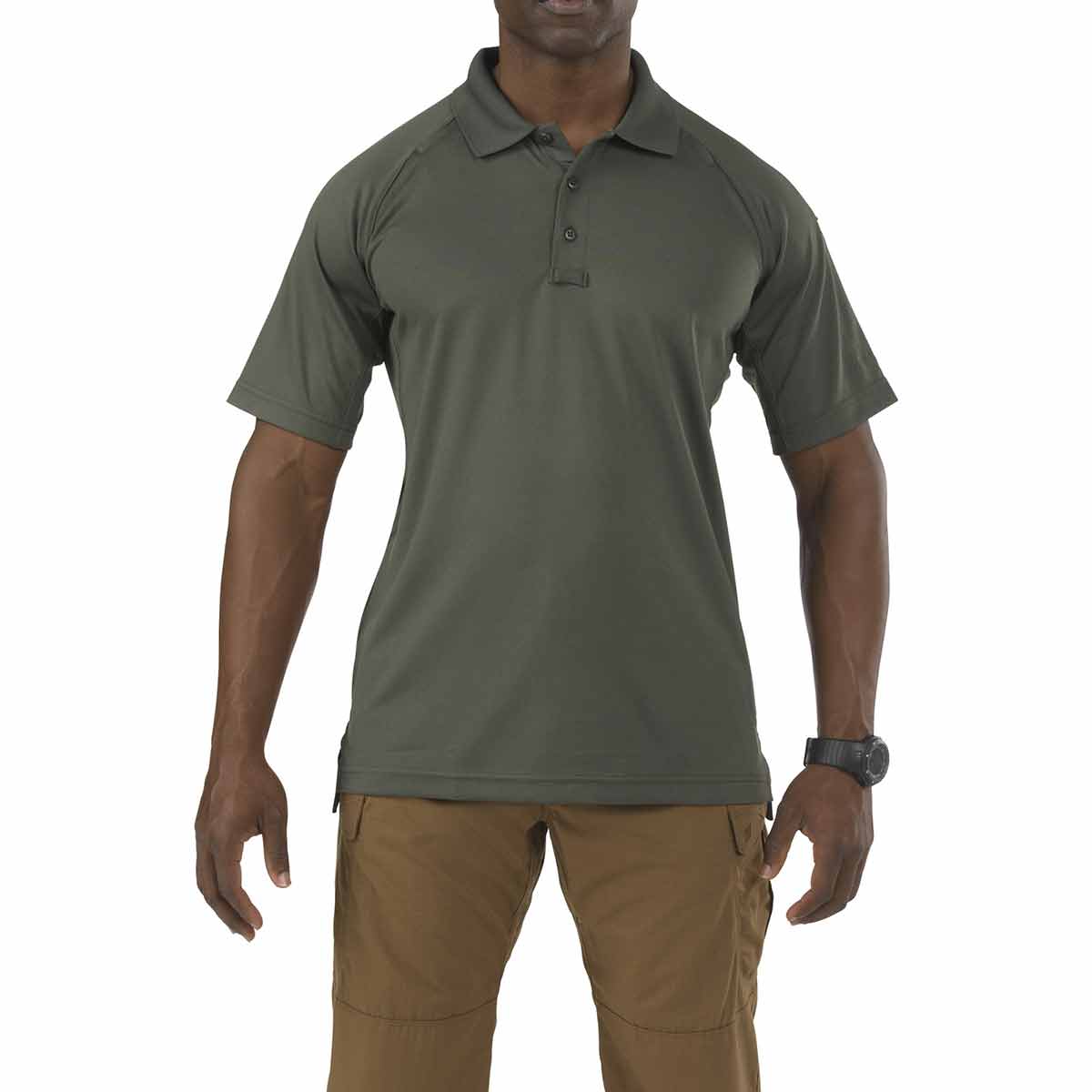 5.11 tactical performance short sleeve polo shirt tdu green