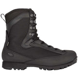 side lateral view of pilgrim hl gtx aku combat boots black