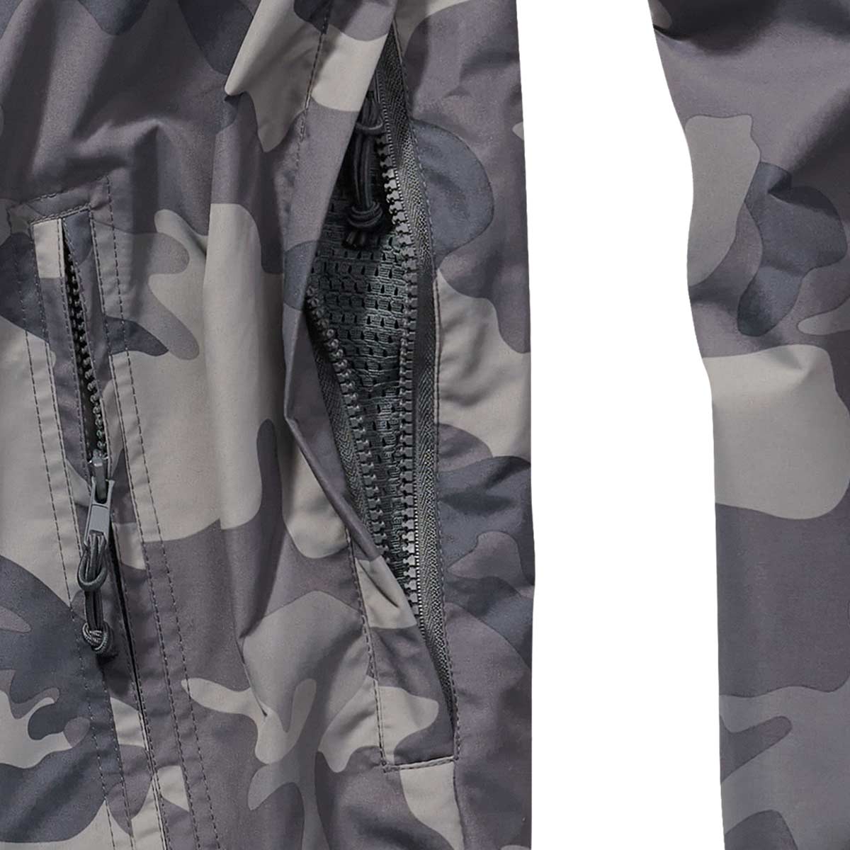 side ventilation pocket brandit summer windbreaker grey camo