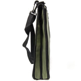 side view of olive snugpak a4 grab with handle