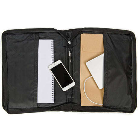 snugpak a4 document holder grab black flap open