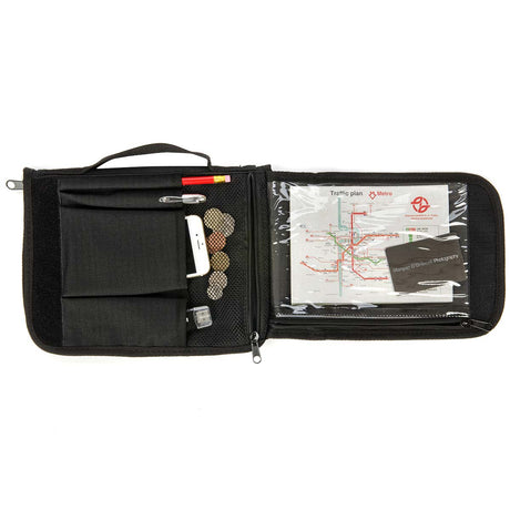 snugpak grab a5 front flap open black