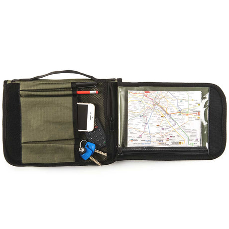 snugpak grab a5 front flap open olive
