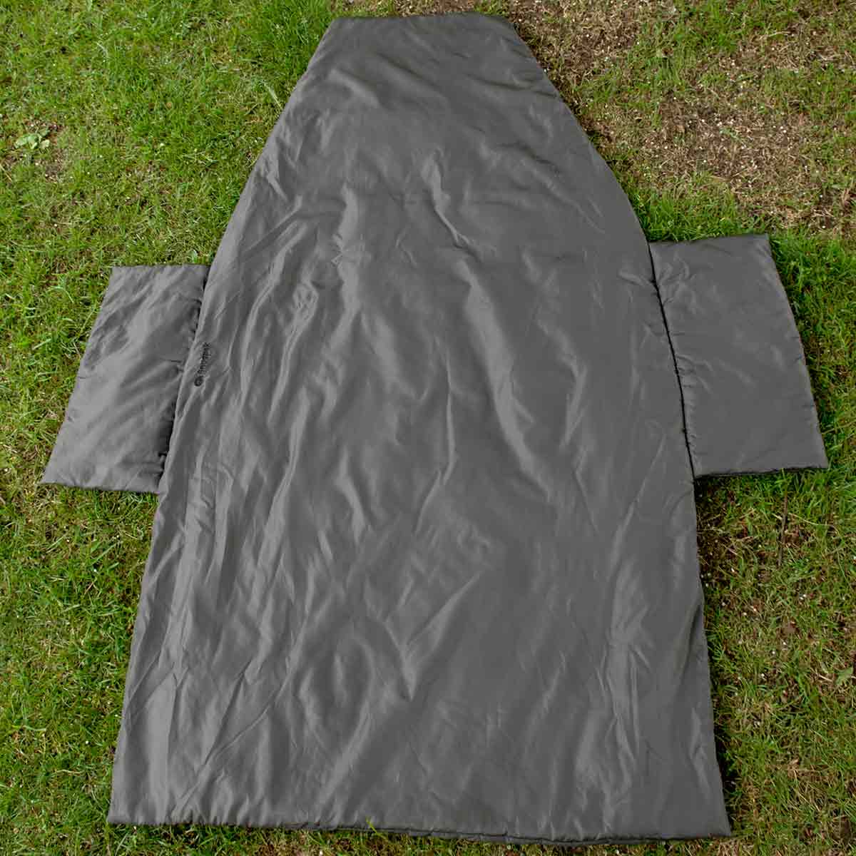 snugpak hammock quilt olive green laid flat
