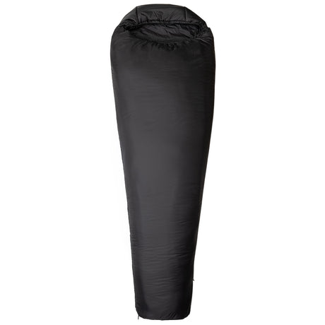 zipped up snugpak softie 9 black sleeping bag