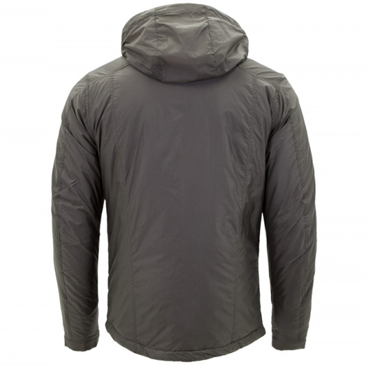 stowable hood integrated carinthia lig 4.0 jacket olive green