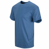 front angle indigo blue tshirt