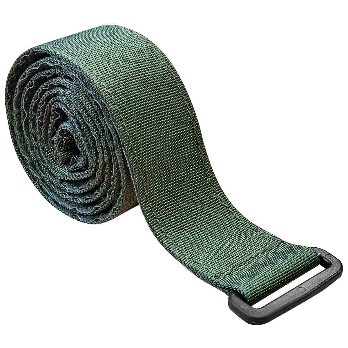 ukom loop back inner belt olive rolled up itw buckle