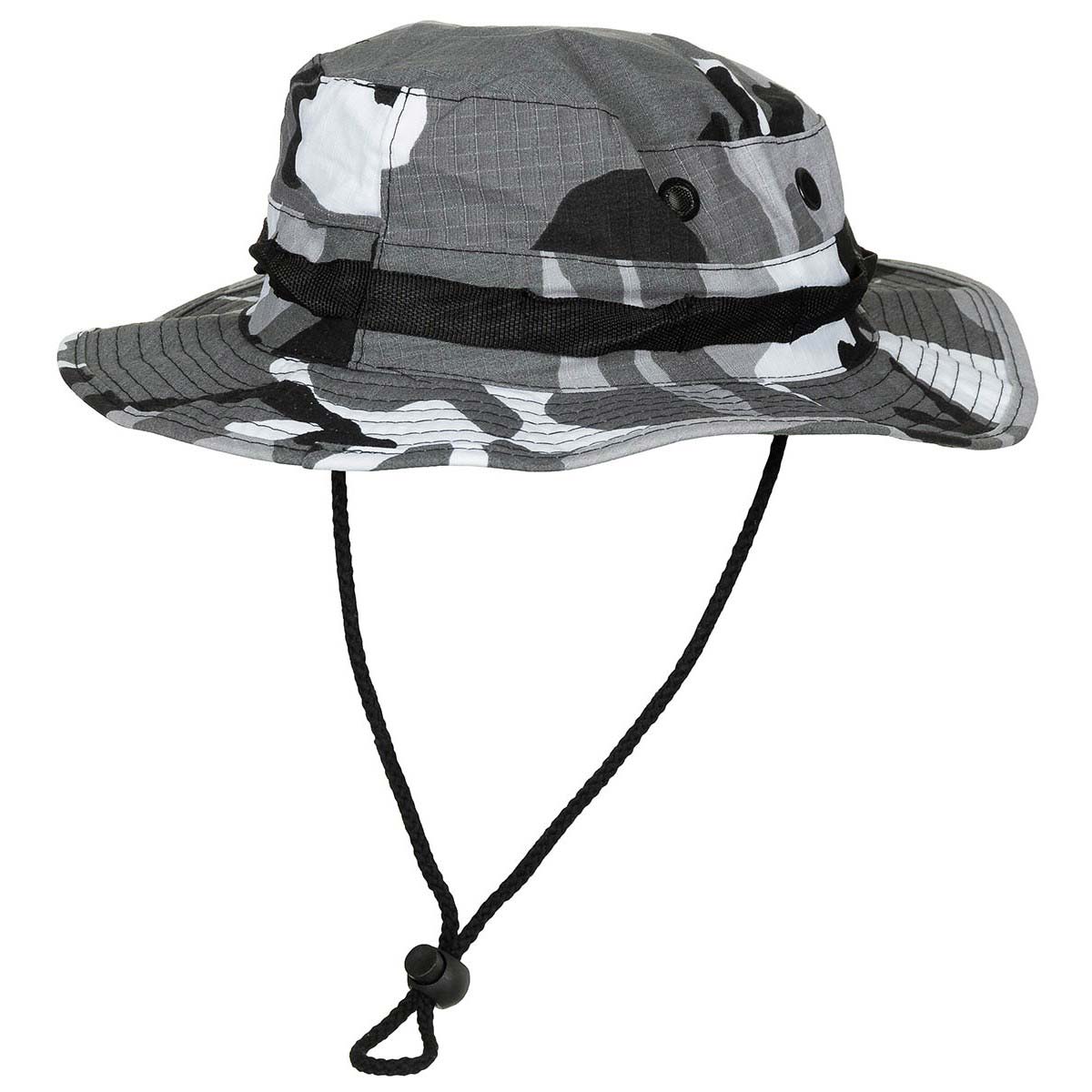Urban Camo Boonie Hat with Chinstrap