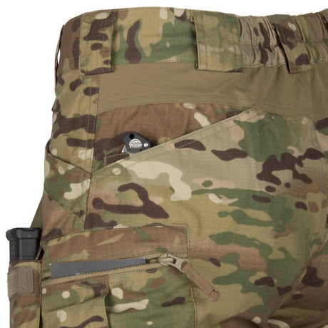 urban tactical shorts 8.5 multicam back left view