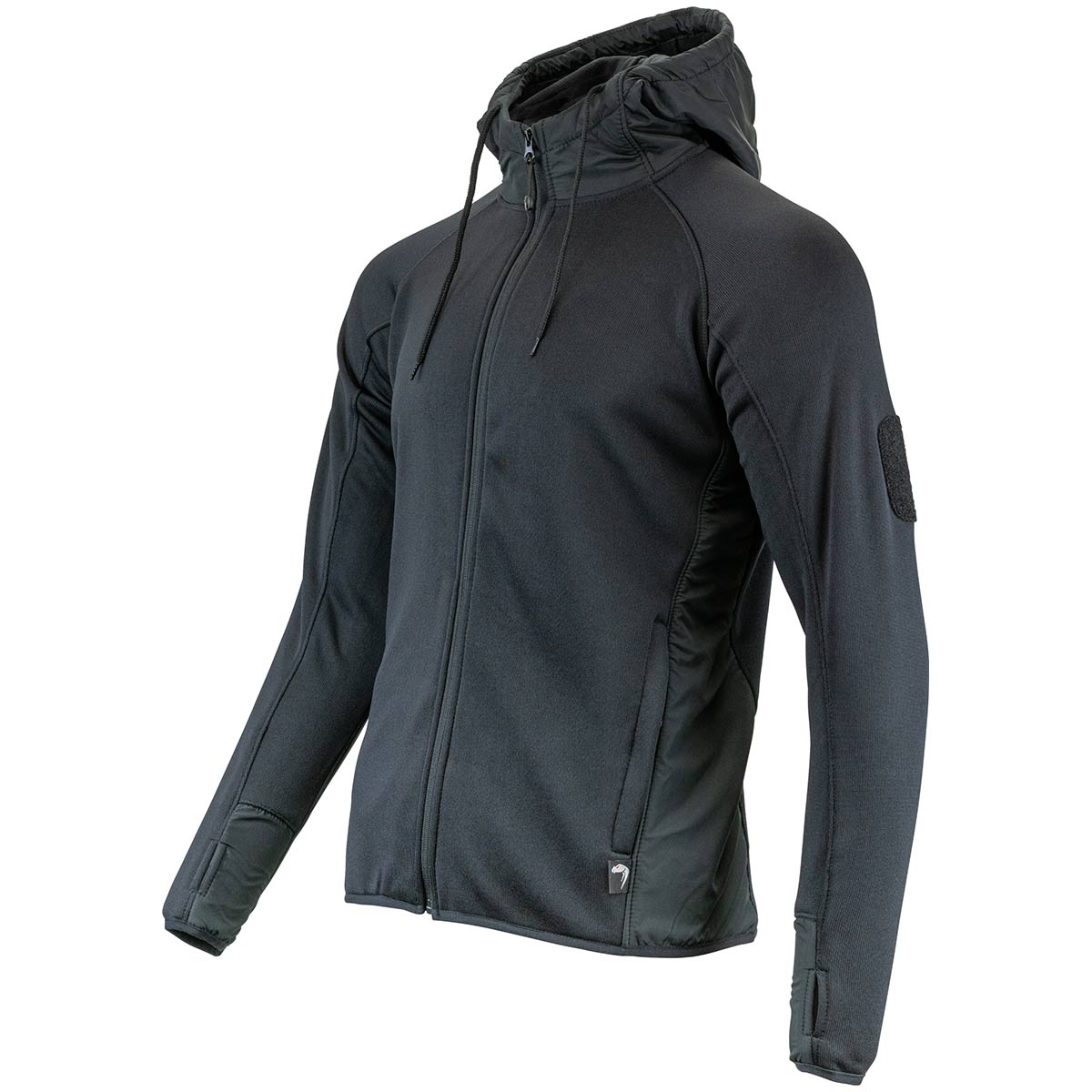 viper tactical storm hoodie black side view