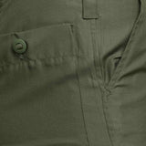 waist pocket of british army lightweight olive green trousers