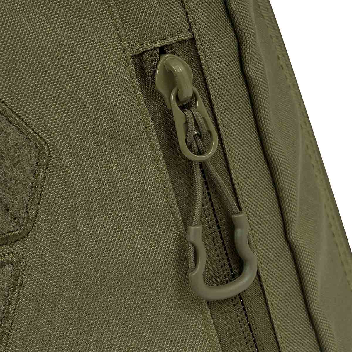 zip with pull cord olive backpack highlander scorpion gearslinger 12l