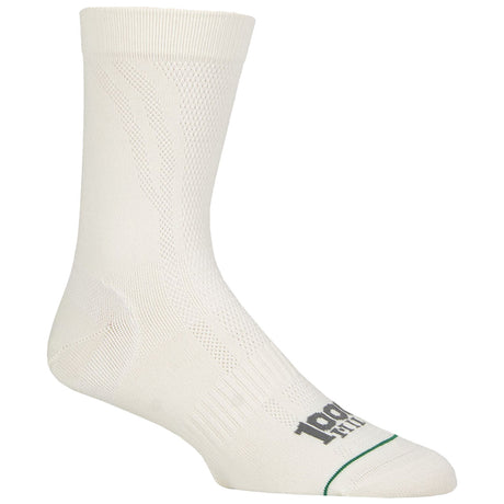 1000 mile double layer repreve socks white