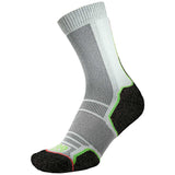 1000 mile trek repreve single layer socks twin pack black green