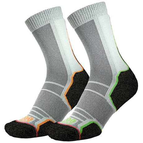 1000 mile trek repreve single layer socks twin pack