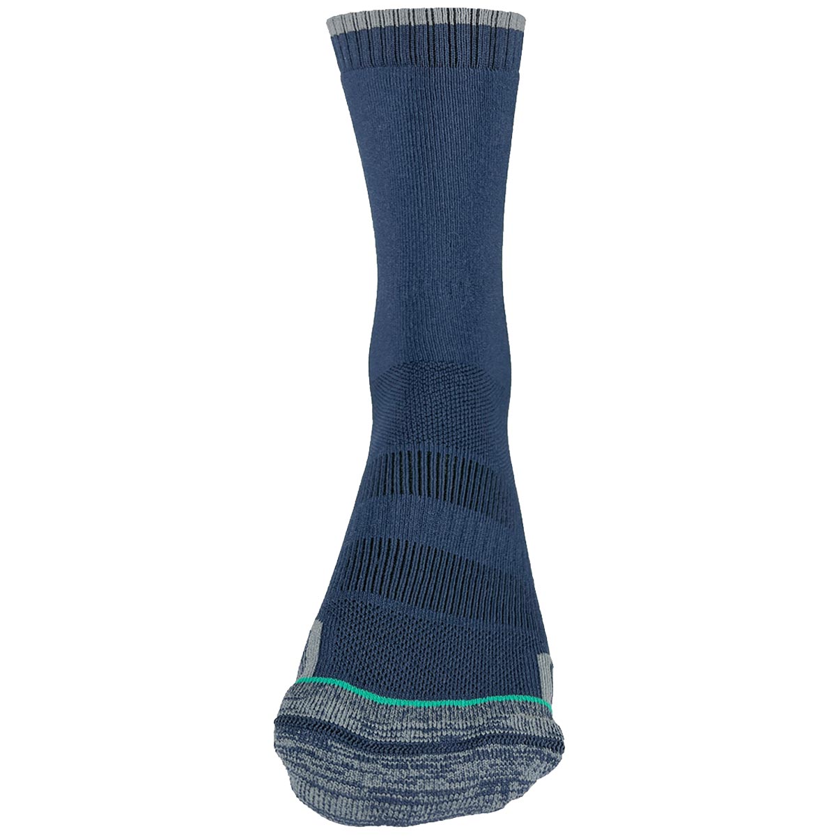 1000 mile twin pack walk repreve single layer socks with flat toe seams