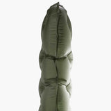 10cm profile of highlander nap pak arctic r11 inflatable olive sleeping mat