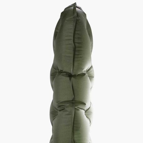 10cm profile of highlander nap pak arctic r11 inflatable olive sleeping mat