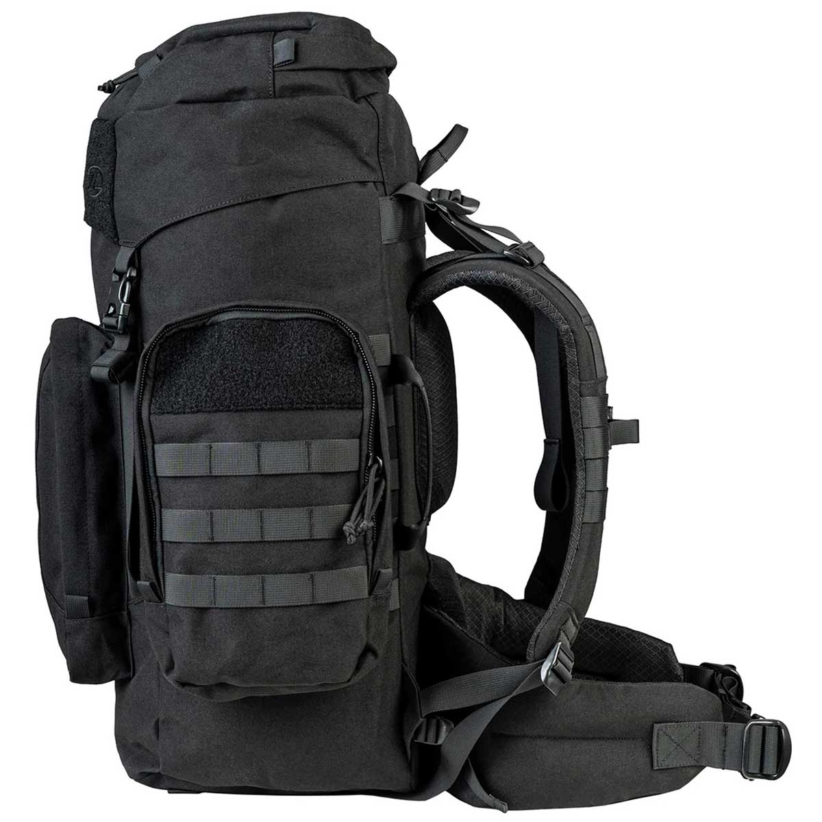 4l molle side pouches on highlander pinnacle rucksack 50l black