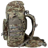 4l side pouches with zips on the highlander green pinnacle rucksack