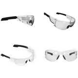 all angles of mechanix type n clear lens ballistic safety glasses