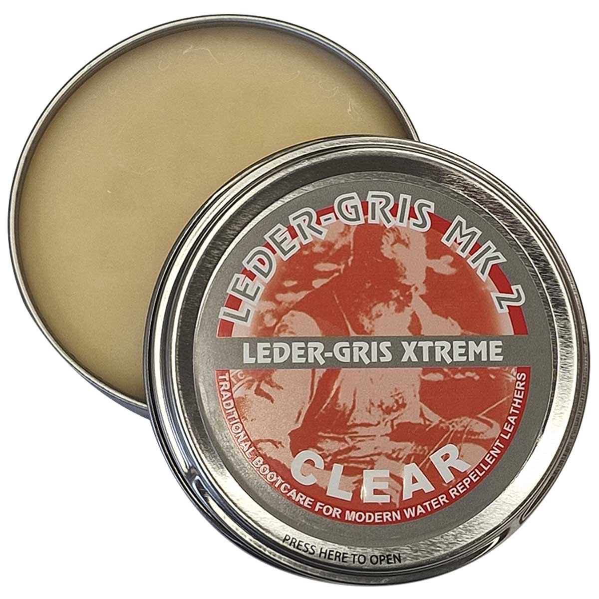 leder gris black