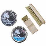 altberg military boot care kit black gris gloss brushes