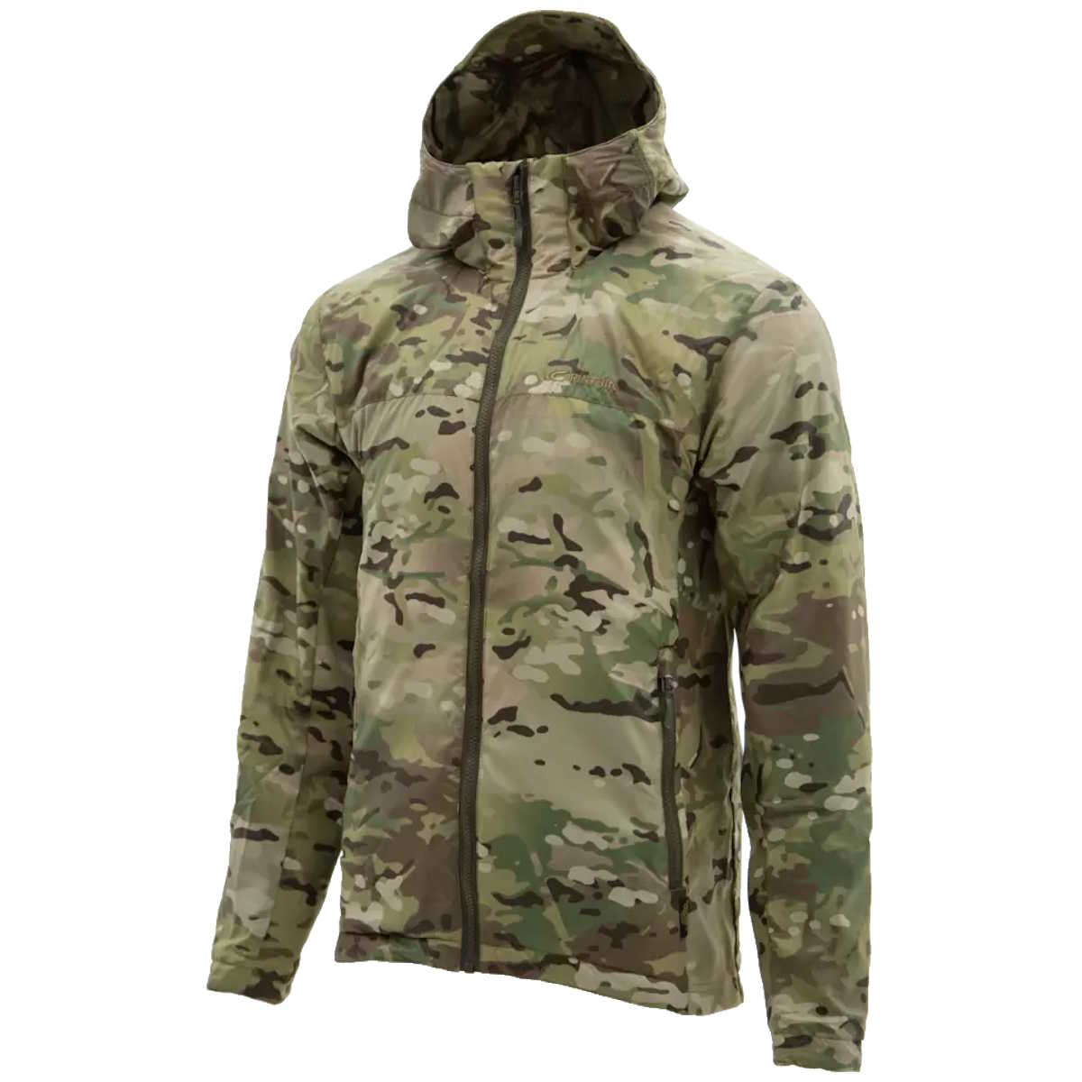 angle view of carinthia tlg 2.0 multicam jacket