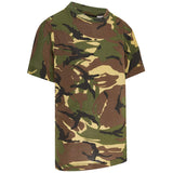 angle view of kombat kids dpm camo tshirt