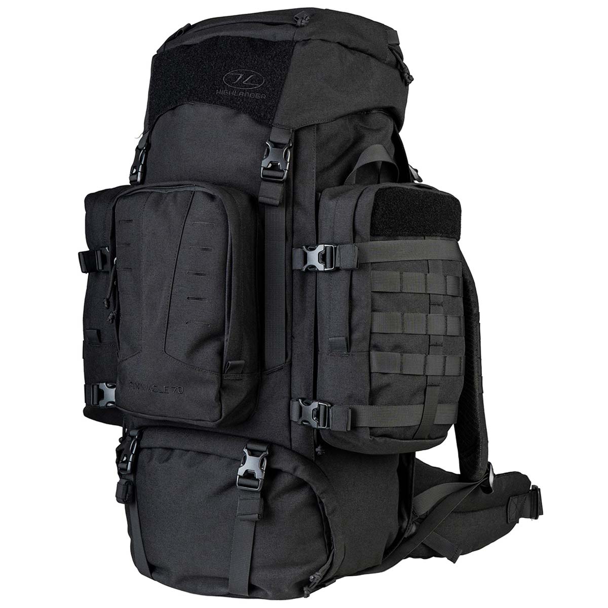 Tactical Ruck Infil Highlander Pinnacle Tactical Rucksack 70L Black | Military Kit