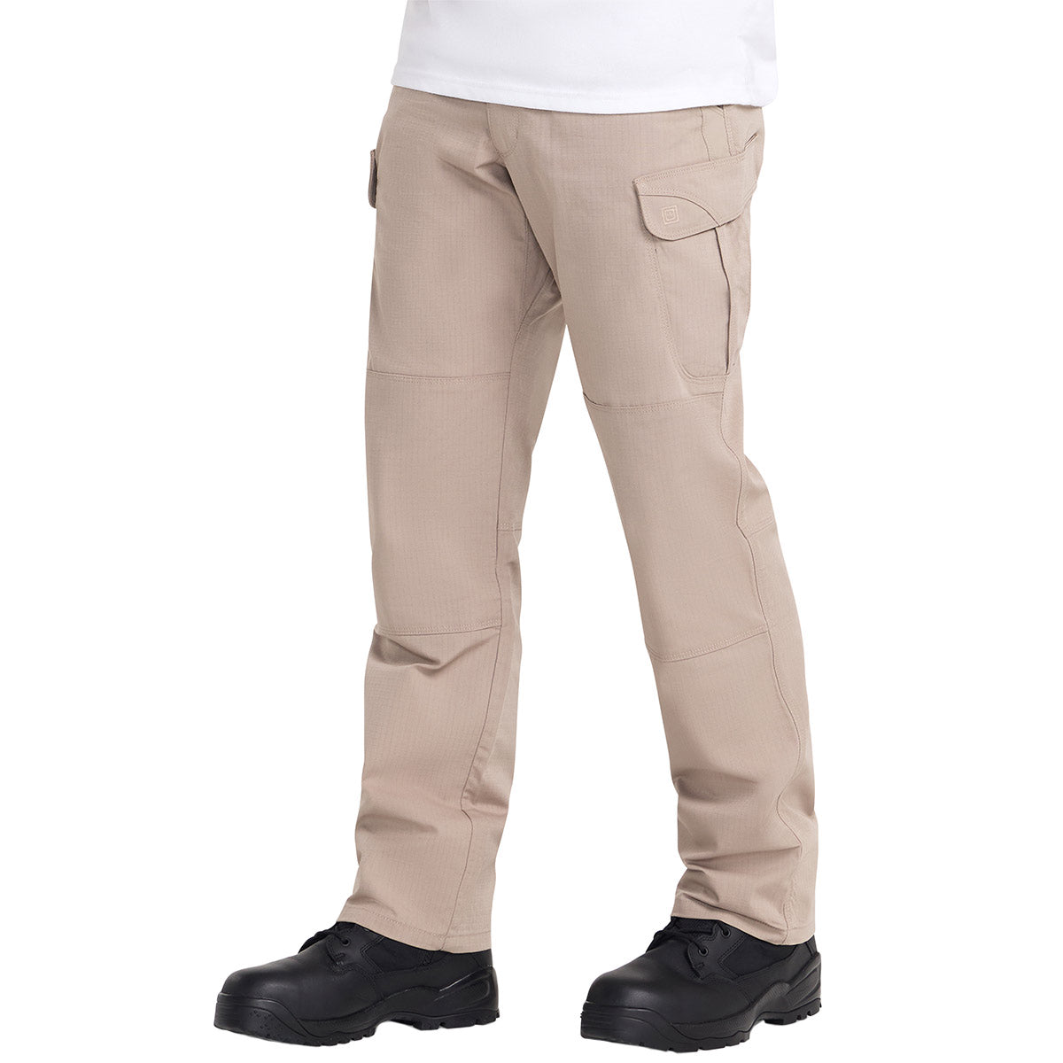 angled view 5.11 tactical stryke pants khaki
