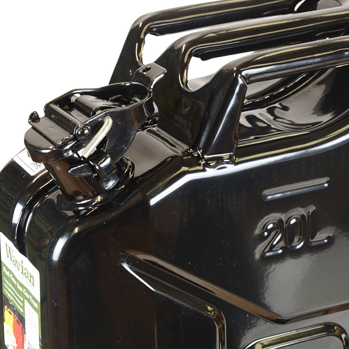 bayonet closure of black 20l wavian jerry can
