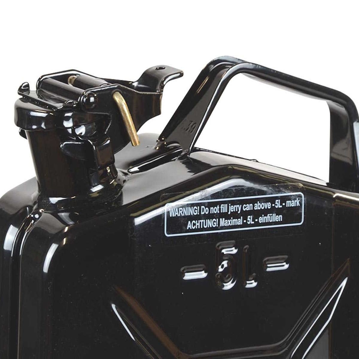 Wavian NATO Steel Jerry Can 5L Black - Free Delivery | Military Kit