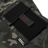 black btp camo kombat acu shirt with upper arm pocket and patch