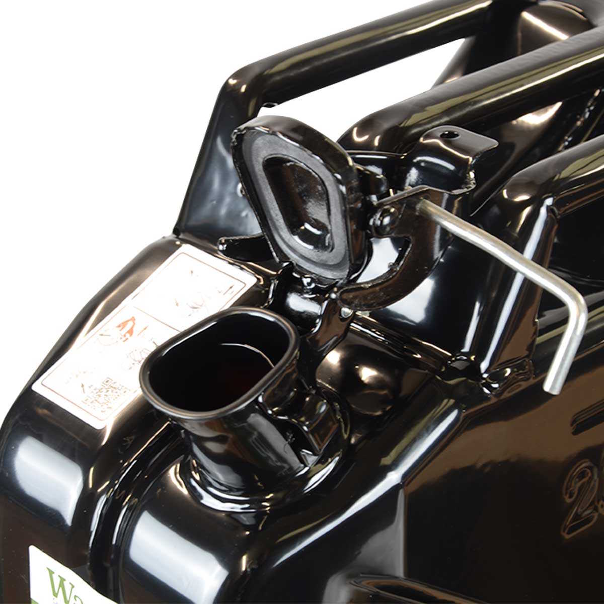 black wavian 20l jerry can wide wide breather pipe