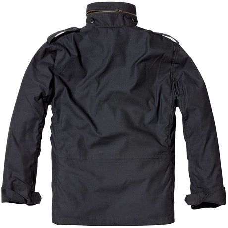 brandit classic m65 field jacket black rear