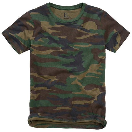 brandit kids tshirt woodland