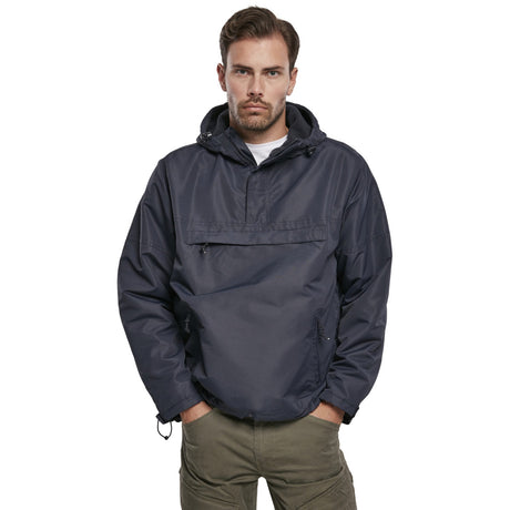 brandit windbreaker jacket navy blue